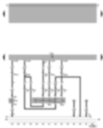Wiring Diagram  VW BORA 2003 - Simos control unit - cruise control system switch - clutch pedal switch