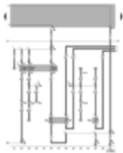 Wiring Diagram  VW BORA 2006 - Fuel pump - fuel gauge sender - coolant shortage indicator sender