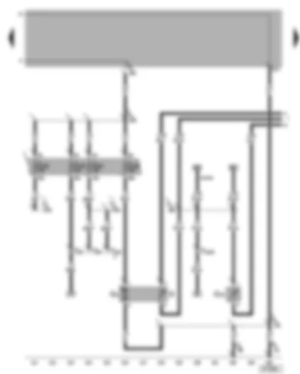 Wiring Diagram  VW BORA 2004 - Fuel pump - fuel gauge sender - coolant shortage indicator sender