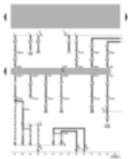 Wiring Diagram  VW BORA 2002 - Climatronic control unit