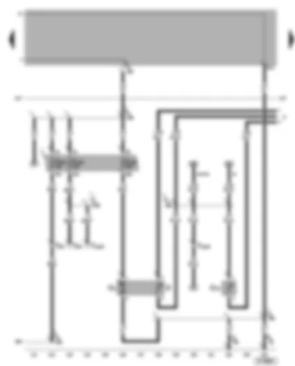 Wiring Diagram  VW BORA 2004 - Fuel pump - fuel gauge sender - coolant shortage indicator sender