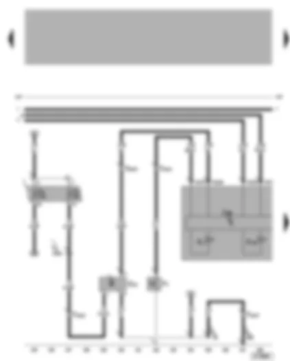 Wiring Diagram  VW BORA 2004 - Dash panel insert - oil pressure warning - speedometer sender - coolant temperature/coolant shortage warning lamp