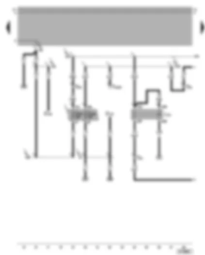 Wiring Diagram  VW BORA 2003 - Motronic current supply relay