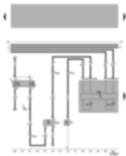 Wiring Diagram  VW BORA 2006 - Dash panel insert - oil pressure warning - speedometer sender - coolant temperature/coolant shortage warning lamp