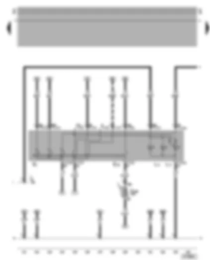 Wiring Diagram  VW BORA 2002 - Light switch - rear fog light switch