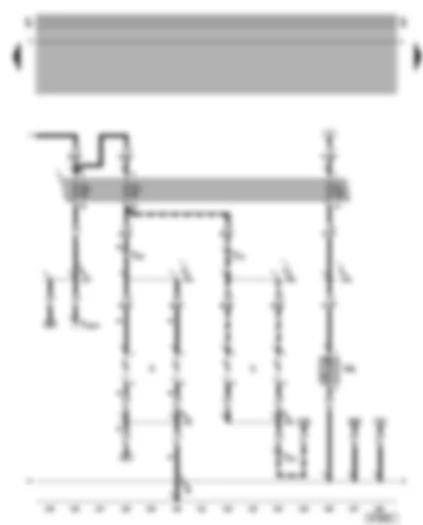 Wiring Diagram  VW BORA 2003 - Glove compartment light - number plate lights