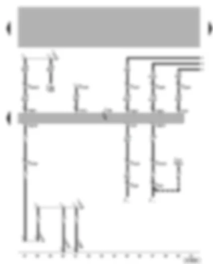 Wiring Diagram  VW BORA 2003 - Climatronic control unit