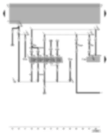 Wiring Diagram  VW BORA 2002 - Motronic control unit