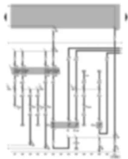 Wiring Diagram  VW BORA 2006 - Fuel pump - fuel gauge sender - coolant shortage indicator sender