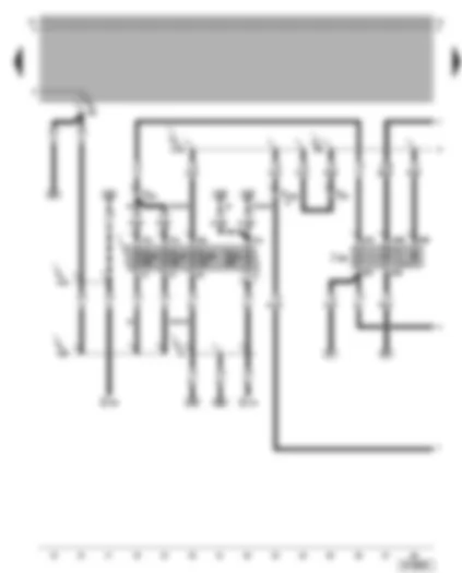 Wiring Diagram  VW BORA 2006 - Current supply relay for Simos control unit