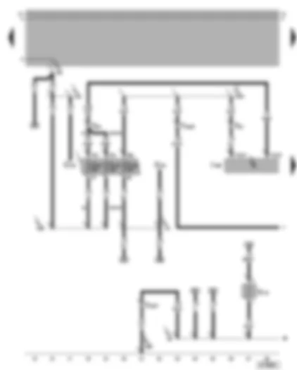 Wiring Diagram  VW BORA 2006 - 4MV injection system control unit - heater element for crankcase breather