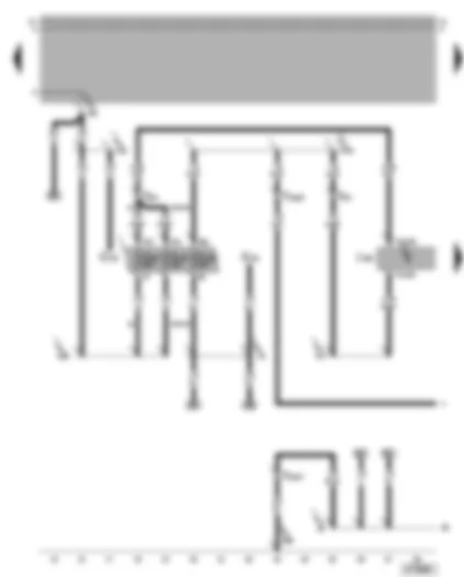 Wiring Diagram  VW BORA 2004 - Motronic control unit