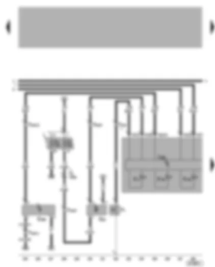 Wiring Diagram  VW BORA 2004 - Dash panel insert - oil pressure warning - oil level/oil temperature sender - speedometer sender - coolant temperature/coolant shortage warning lamp