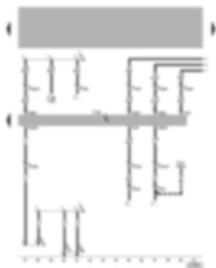 Wiring Diagram  VW BORA 2006 - Climatronic control unit