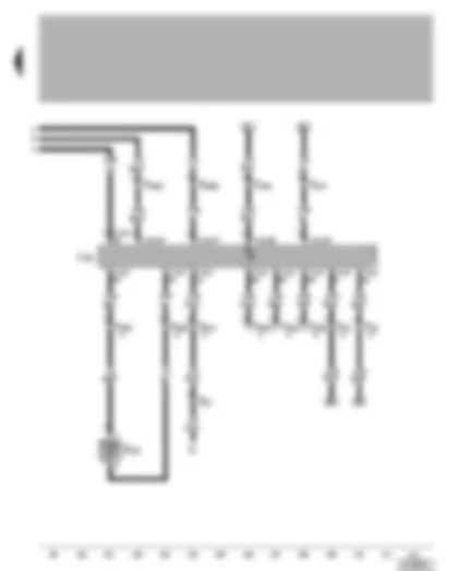 Wiring Diagram  VW BORA 2006 - Simos control unit - radiator outlet coolant temperature sender