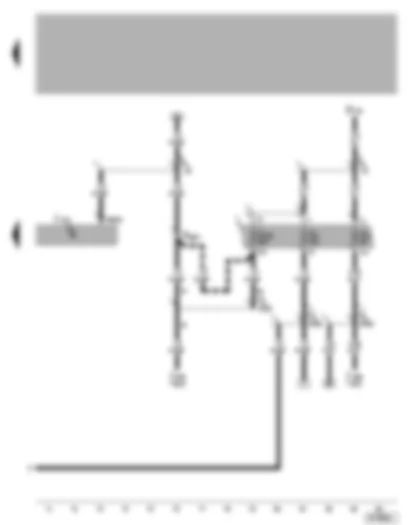 Wiring Diagram  VW BORA 2006 - Automatic gearbox control unit - selector lever lock solenoid