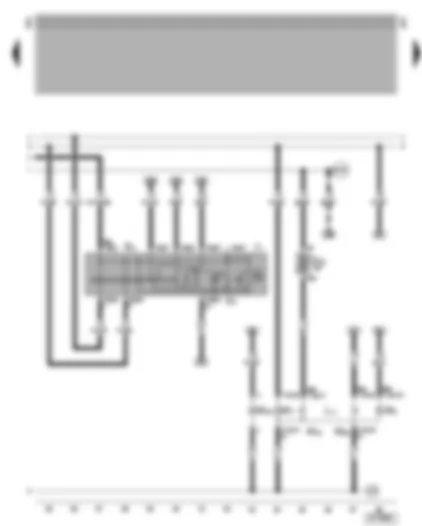 Wiring Diagram  VW BORA 2011 - Hazard warning light switch - turn signal relay - headlight - front right - turn signal - front right