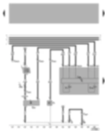 Wiring Diagram  VW BORA 2011 - Dash panel insert - oil pressure warning - speedometer sender - coolant temperature/coolant shortage warning lamp