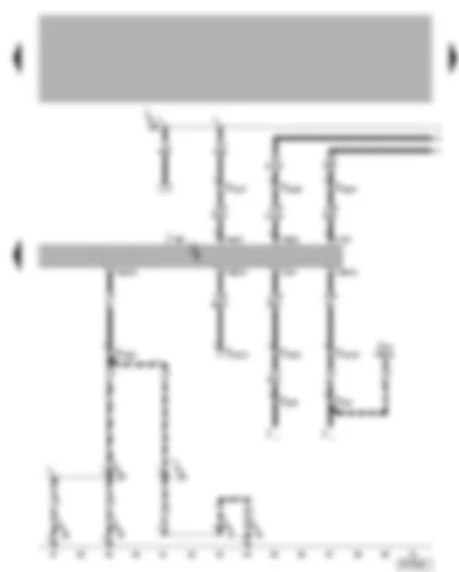 Wiring Diagram  VW BORA 2011 - Climatronic control unit
