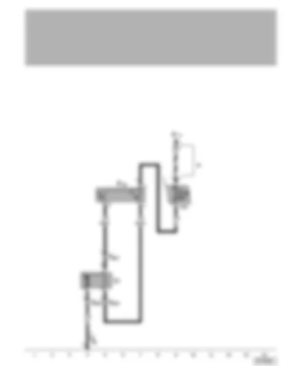 Wiring Diagram  VW BORA 2005 - Radiator fan - 2-speed