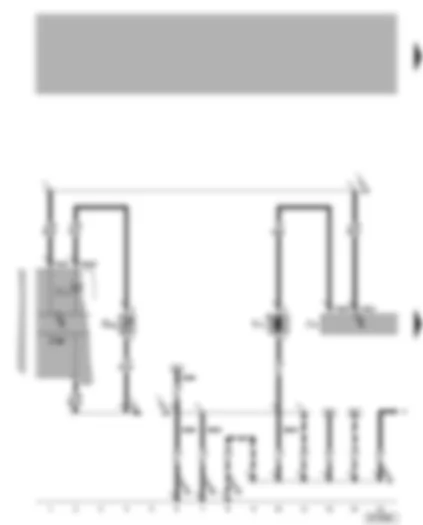 Wiring Diagram  VW BORA 2008 - Dash panel insert - automatic intermittent wash/wipe relay - windscreen washer fluid level sender - headlight washer system pump
