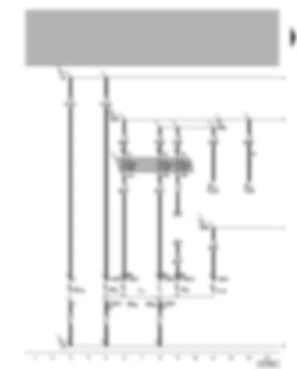Wiring Diagram  VW BORA 2005 - Fog light left - headlight left - side light left - turn signal front left
