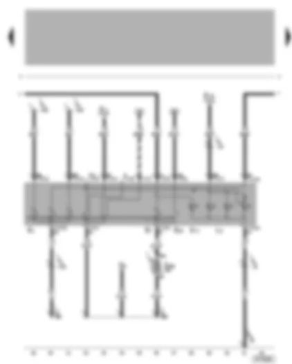 Wiring Diagram  VW BORA 2014 - Lighting switch - fog light switch - rear fog light switch