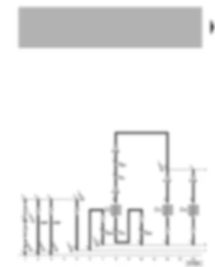 Wiring Diagram  VW BORA 2005 - Seat lateral support heater - driver