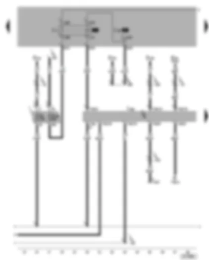 Wiring Diagram  VW BORA 2014 - Multi-function steering wheel control unit - dual tone horn relay