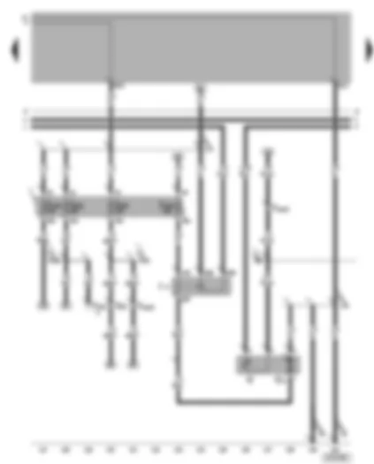 Wiring Diagram  VW BORA 2002 - Fuel pump relay - fuel gauge sender - fuel pump (pre-supply pump)