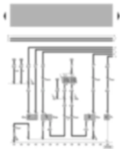 Wiring Diagram  VW BORA 2006 - Oil level and oil temperature sender - oil pressure switch - speedometer sender - coolant shortage indicator sender