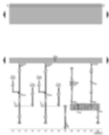 Wiring Diagram  VW BORA 2003 - Motronic control unit