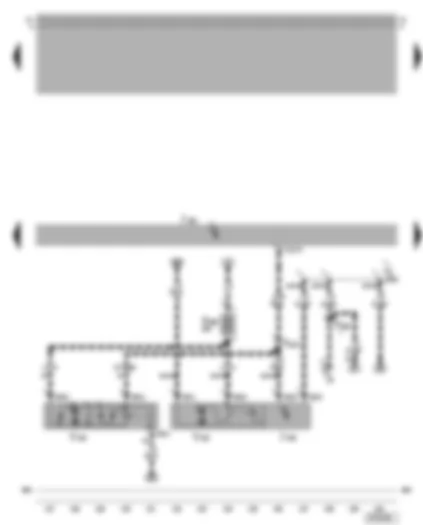 Wiring Diagram  VW BORA 2003 - Simos control unit - brake servo control unit - vacuum pump for brakes