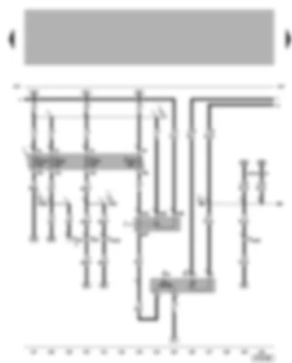 Wiring Diagram  VW BORA 2005 - Fuel pump relay - fuel gauge sender - fuel system pressurisation pump
