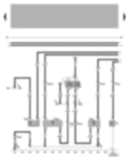 Wiring Diagram  VW BORA 2005 - Oil level and oil temperature sender - oil pressure switch - speedometer sender - coolant shortage indicator sender