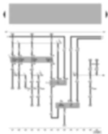 Wiring Diagram  VW BORA 2006 - Fuel pump relay - fuel gauge sender - fuel system pressurisation pump