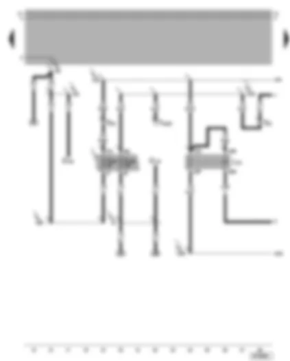 Wiring Diagram  VW BORA 2006 - Motronic current supply relay