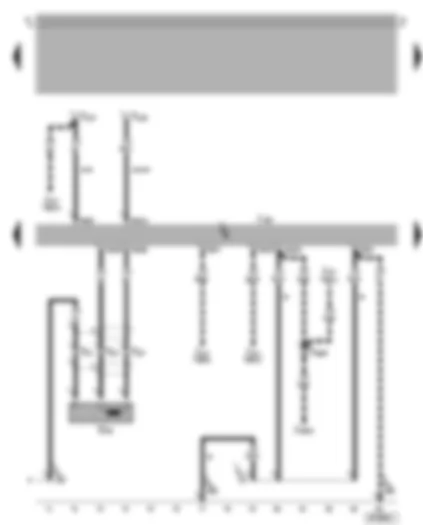 Wiring Diagram  VW BORA 2001 - Motronic control unit - engine speed sender