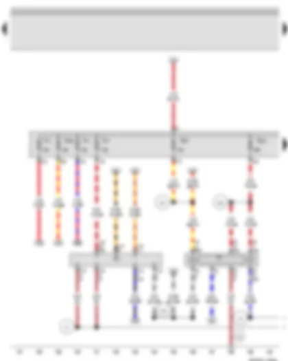 Wiring Diagram  VW BORA 2007 - Radio - Diagnostic connection