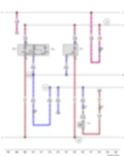 Wiring Diagram  VW BORA 2007 - Rear left door contact switch - Rear left reading light - Front passenger reading light - Driver side reading light