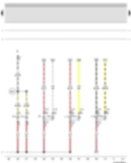 Wiring Diagram  VW BORA 2008 - Fog light switch - Left fog light bulb - Right fog light bulb - Left LED module for daytime running light and side light - Right LED module for daytime running light and side light - Right side light bulb - Left headlight dipped beam bulb - Right headlight dipped beam bulb - Right headlight main beam bulb