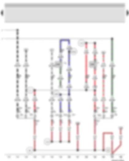 Wiring Diagram  VW BORA 2008 - Brake light switch - Reversing light switch - Rear left fog light bulb - Rear left turn signal bulb - Rear right turn signal bulb - Left reversing light bulb - Right reversing light bulb - Left brake and tail light bulb - Right brake and tail light bulb