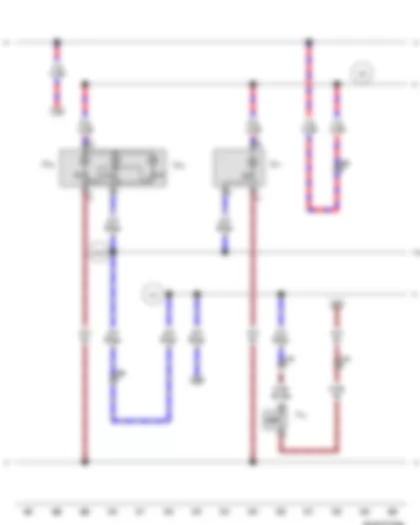 Wiring Diagram  VW BORA 2008 - Rear left door contact switch - Rear left reading light - Front passenger reading light - Driver side reading light