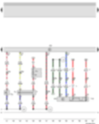 Wiring Diagram  VW BORA 2001 - Clutch pedal switch - Brake pedal switch - Motronic control unit - Engine speed governor control unit - Vacuum pump for brakes