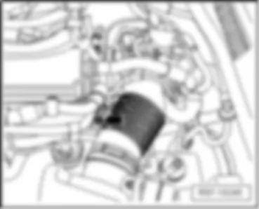 VW BORA 2014 Earth points in the engine compartment