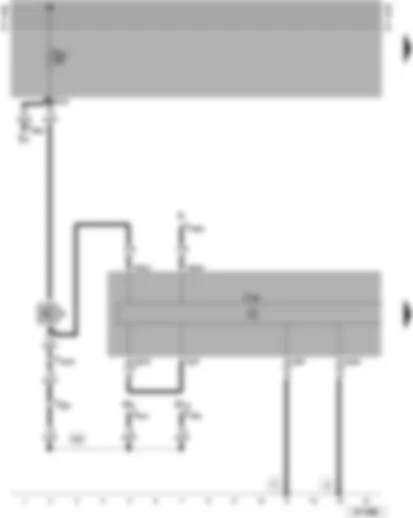 Wiring Diagram  VW CADDY PICKUP 2000 - ABS control unit - brake light switch