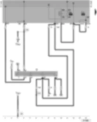 Wiring Diagram  VW CADDY PICKUP 2001 - Ignition/starter switch