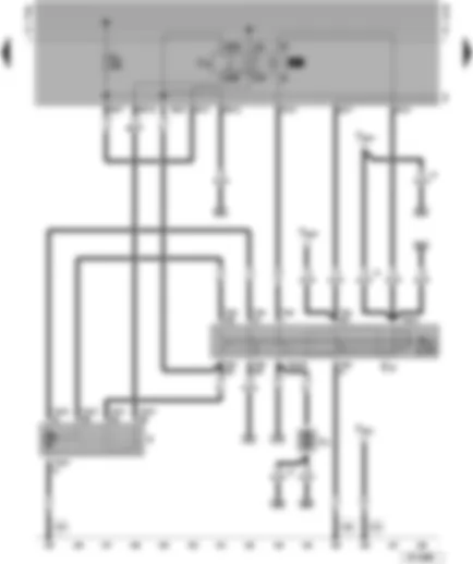 Wiring Diagram  VW CADDY PICKUP 2000 - Windscreen washer/wiper system