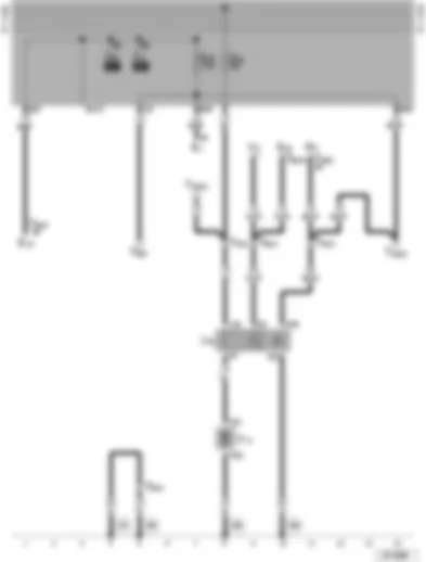 Wiring Diagram  VW CADDY PICKUP 2002 - Headlight washer system