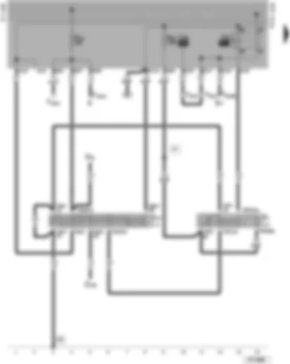 Wiring Diagram  VW CADDY PICKUP 2000 - Side light switch - light switch